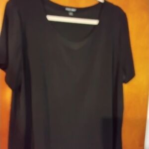 Roz & Ali Classic Black Blouse